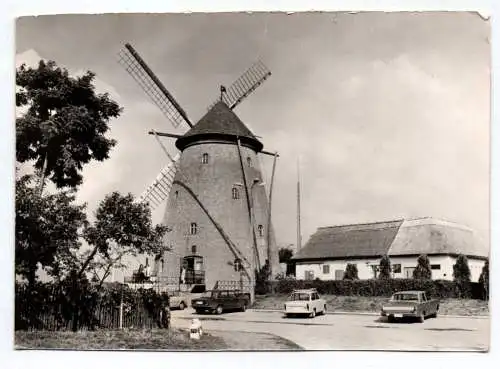 Ak Windmühle in Kiskunfelegyhaza Ungarn 1981