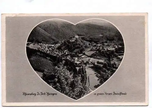Ak Schwarzburg Perle Thüringens 1937