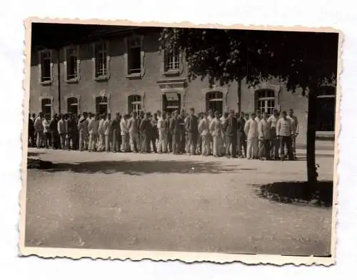 Foto Essen Ausgabe Soldaten 1941 Chaumont
