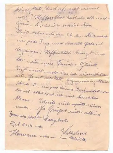 Feldpost Brief 1942 mit Tropenuniform an die Ostfront Kälte Eis Inhalt
