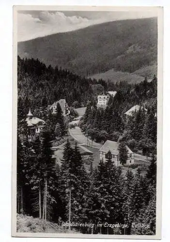 Ak Waldbärenburg im Erzgebirge Talblick 1939