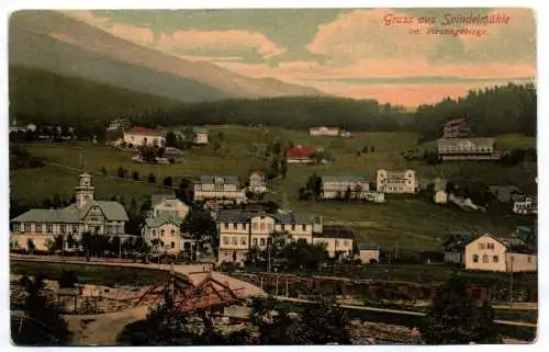 Ak Gruss von der Spindlermühle im Riesengebirge
