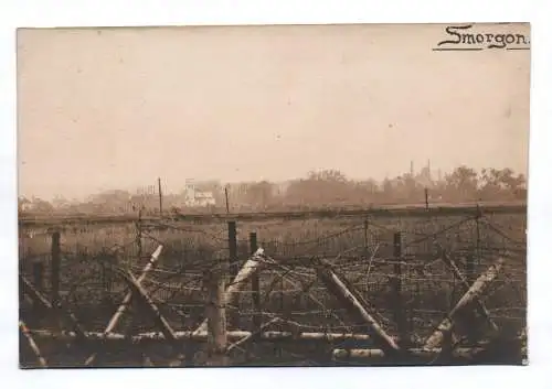 Foto Ak Stacheldraht Smorgon Smarhon Woblast Hrodna Belarus 1 Wk