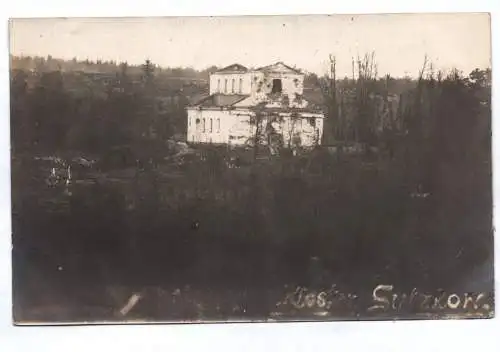 Foto Ak Kloster Sulzkow Sułków Polen 1 Wk WW1