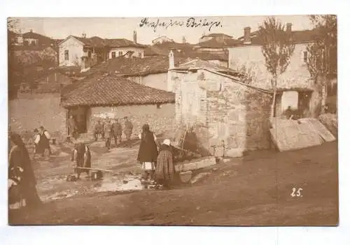 Foto Ak Prilep Straße Mazedonien 1 Wk Bevölkerung Soldaten