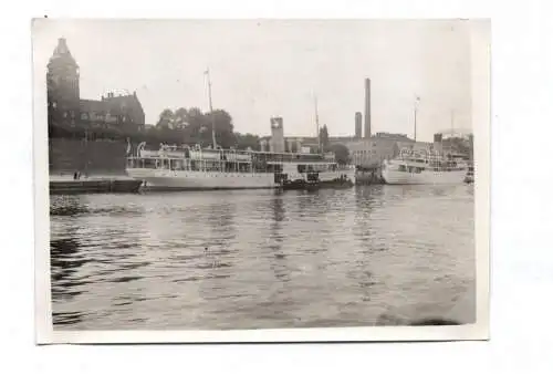 Foto Stettin Dampfer Hakenterasse 1930er