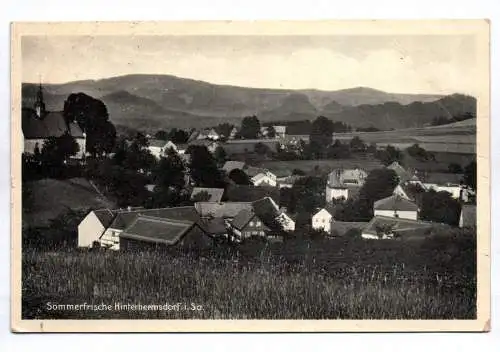 Ak Sommerfrische Hinterhermsdorf 1941 Sächsische Schweiz