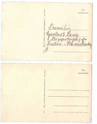 2 x Ak Krefeld Grafschaftsplatz Friedrichplatz um 1930