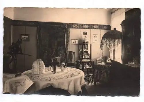 Foto Ak Frankenstein Schlesien 1922 Wohnstube Bronzefigur gutbürgerlich