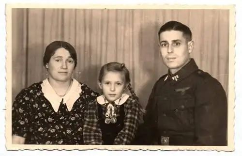 Foto Ak 2 Wk Soldat Kragenspiegel 990 8