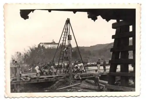 Foto Steinsdorf Jugoslawien 2 Wk Brückenbau