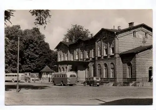 Ak Demmin Bahnhof 1961