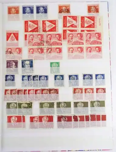 Briefmarkenalbum SBZ AM Post DDR Köpfe Alliierte Besatzung Gestempelt Postfrisch