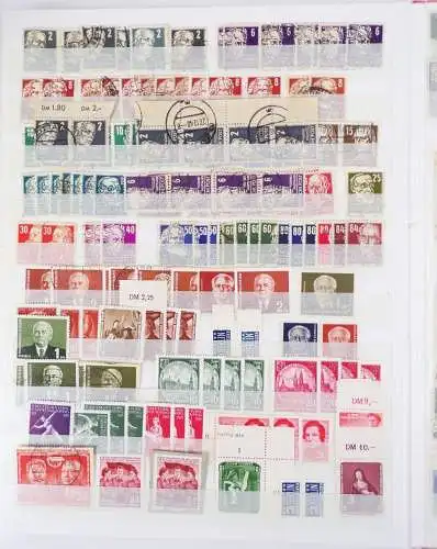 Briefmarkenalbum SBZ AM Post DDR Köpfe Alliierte Besatzung Gestempelt Postfrisch