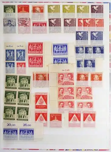 Briefmarkenalbum SBZ AM Post DDR Köpfe Alliierte Besatzung Gestempelt Postfrisch