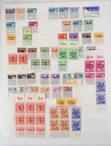 Briefmarkenalbum SBZ AM Post DDR Köpfe Alliierte Besatzung Gestempelt Postfrisch