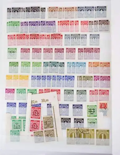 Briefmarkenalbum SBZ AM Post DDR Köpfe Alliierte Besatzung Gestempelt Postfrisch