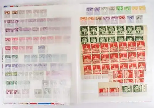 Briefmarkenalbum SBZ AM Post DDR Köpfe Alliierte Besatzung Gestempelt Postfrisch
