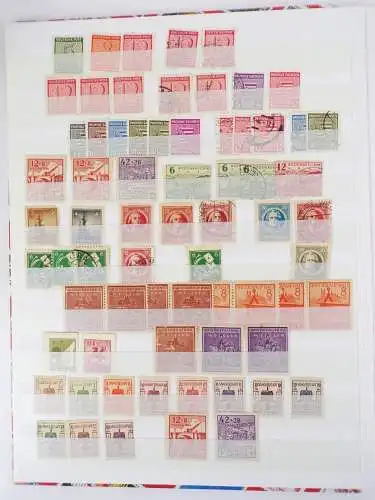 Briefmarkenalbum SBZ AM Post DDR Köpfe Alliierte Besatzung Gestempelt Postfrisch