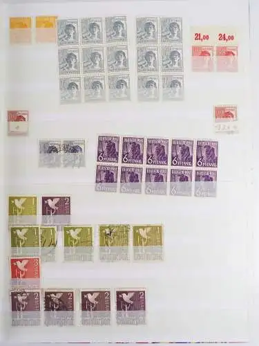 Briefmarkenalbum SBZ AM Post DDR Köpfe Alliierte Besatzung Gestempelt Postfrisch