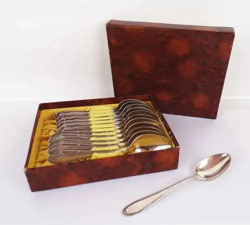 Teelöffel WMF GSL 12 Stück 2 Dekore Antik 90er Auflage Hirschfelde 