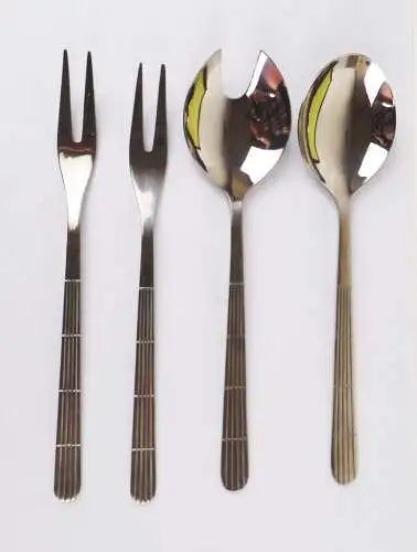 ABS Rostfrei Vorlegebesteck DDR GDR Fleischgabel Salatbesteck