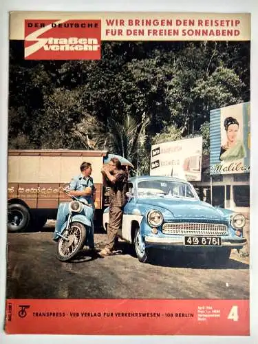 Der Deutsche Straßenverkehr 1966 Nr. 4 Reisetip freie Sonnabend