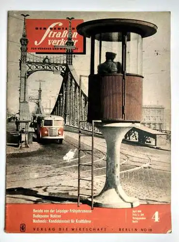 DDR Der Deutsche Straßenverkehr 1959 Nr. 4 Zeitschrift Leipziger Frühjahresmesse