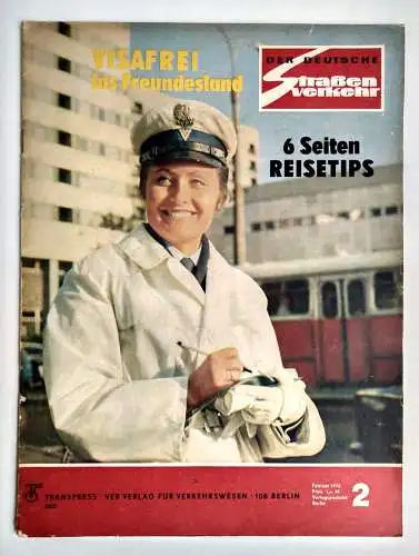 Der Deutsche Straßenverkehr DDR Zeitschrift 1972 Nr. 2 Visafrei ins Freundesland