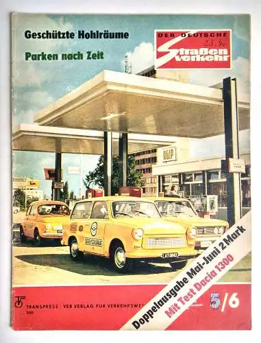 DDR Zeitschrift Der Deutsche Straßenverkehr 1973 Geschützte Hohlräume