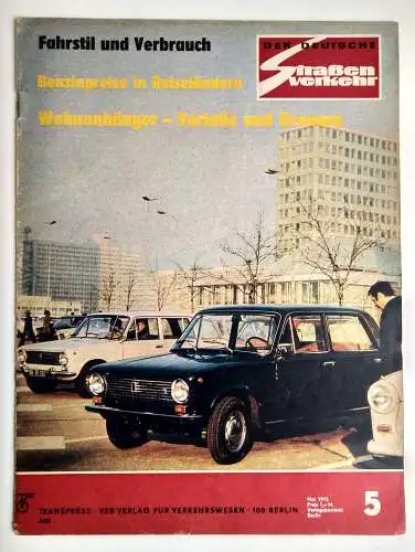 Der Deutsche Straßenverkehr 1975 Nr. 5 Benzinpreise in Reiseländern Zeitschrift