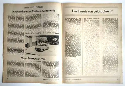 Der Deutsche Straßenverkehr 1974 Nr. 5 Unser Test: WAS 2103 DDR Zeitschrift