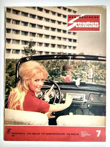 Der Deutsche Straßenverkehr 1972 Nr. 7 Selbstreparatur und Verkehrssicherheit