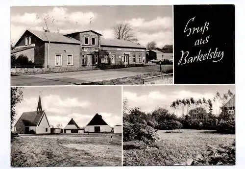 Ak Gruss aus Barkelsby 1970 Gaststätte zum Schwarzen Adler