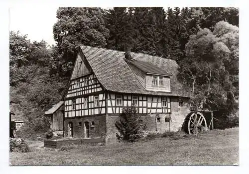 Foto Ak Biberau Thüringer Wald Kreis Hildburghausen 1983 Rote Mühle Bibergrund