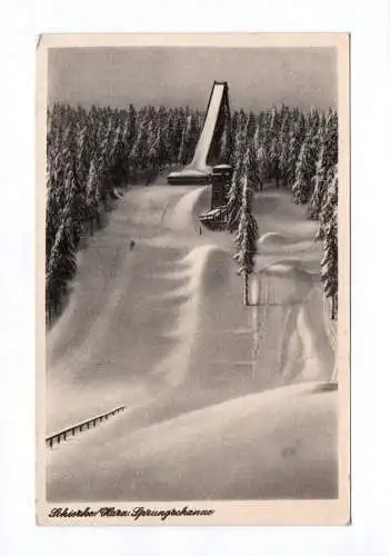 Ak Schierke Harz Sprungschanze Skisprung Winter