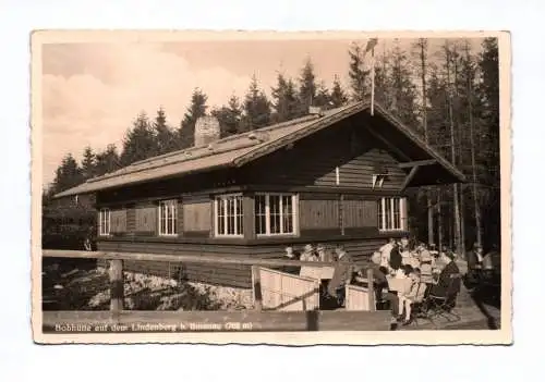 Foto Ak Bobhütte auf dem Lindenberg bei Ilmenau
