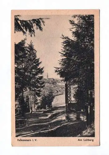 Ak Falkenstein im Vogtland Am Lohberg