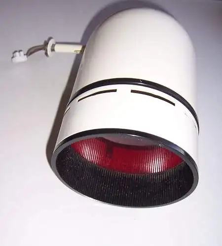DDR Narva Bühnenscheinwerfer Farbfilter ROT Partylicht deko loft vintage GDR