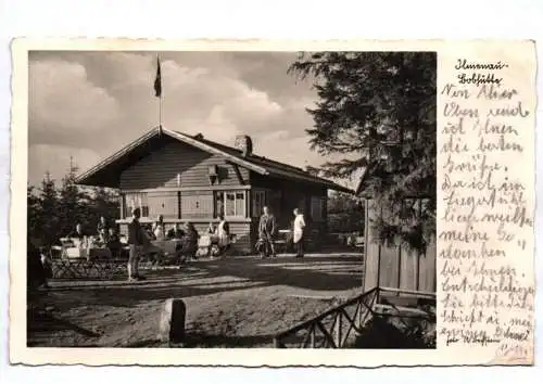 Ak Ilmenau Bobhütte Echtfoto 1941
