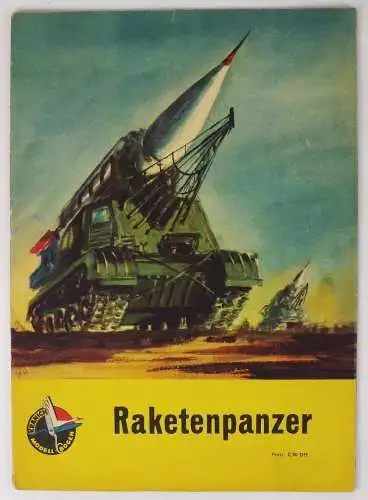 Kranich Modellbogen Raketenpanzer 1963 DDR