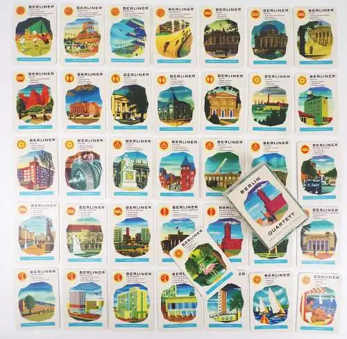 Berlin Quartett Rudolf Forkel Pössneck 1962 DDR Kartenspiel GDR card game