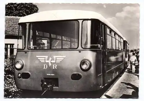 Foto Ak Leichttriebwagen der DR Schienenbus 1959
