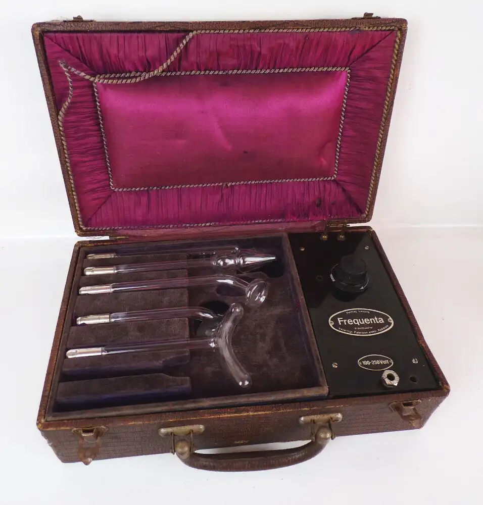 Altes Frequenta Reizstromgerät Strahlenapparat Hochfequenz 0