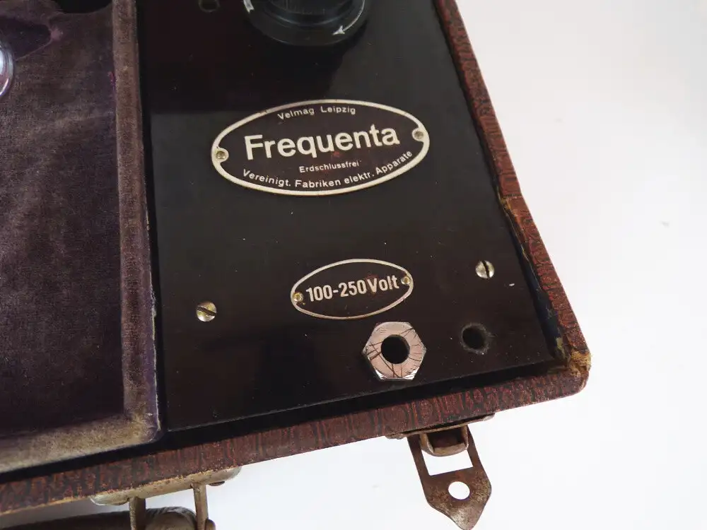 Altes Frequenta Reizstromgerät Strahlenapparat Hochfequenz 2