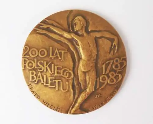 200 lat polskiego baletu Polen Bronze Medaille Ballett