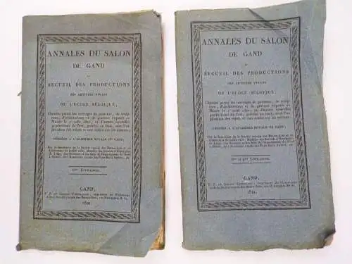 Annales du Salon de Gand Recueil 1821 Nummer 6 8 9 Stiche