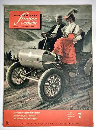 DDR Zeitschrift Der Deutsche Straßenverkehr 1959 Nr. 7 Gütezeichen für Wartburg