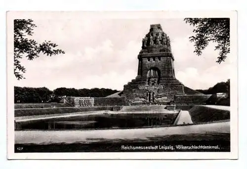 Ak Reichsmessestadt Leipzig Völkerschlachtdenkmal
