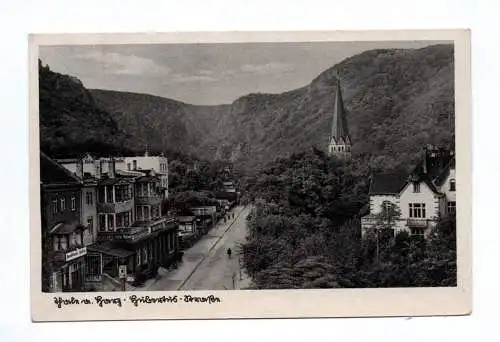 Ak Thale im Harz Hubertusstraße 1941